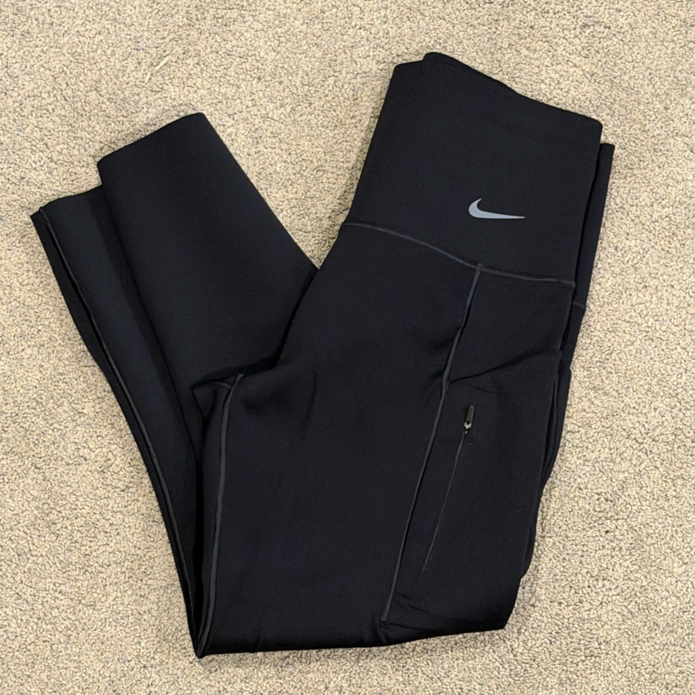 Nike Black Dri-FIT Cropped Leggings